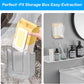Close-up of self-adhesive tissue and napkin dispenser holder