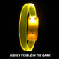 RunBright LED multicolor bracelet enhancing night visibility for outdoor activities.