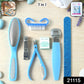 Grooming kit with nail and foot care tools for personal hygiene