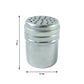 Neutral image of kitchen container for spices made of stainless steel