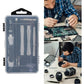 MicroFix precision tools included in the 117-piece screwdriver kit