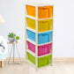Organivo 5-layer modular storage unit, perfect for various household items.