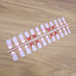 Artificial nail tips arranged nicely showcasing smooth glossy finish