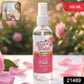 Natural rose water toner in spray bottle
