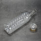 Complete set of three diamond cut water bottles for children, ideal for hydration.