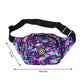 Camouflage waist bag lightweight design for comfortable long wear
