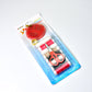 Organized sewing kit with thread, needles, and measurement tape for home use.