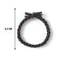Lightweight braided elastic hair ties for everyday casual, sports, and gym use