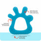 A single silicone teether displayed, highlighting its smooth, hygienic surface.