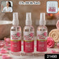 Water facial spray set of 3 in portable bottles