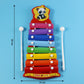 Handheld kids xylophone with multicolor bars for musical learning