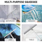 Person holding 2-in-1 window glass cleaning wiper tool