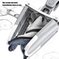 Versatile Flat Mop shown cleaning both a floor and a ceiling, highlighting its adaptability.