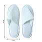 Disposable hotel guest slippers neatly packaged for convenience