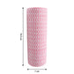 Pack of reusable kitchen cleaning cloth roll sheets