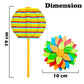 Side view of Spin Flower Candy rotating stress relief toy