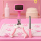 Nail file smoothing pet nails as part of the pet grooming tool set