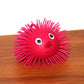 Durable LED light spiky sensory ball for stress relief