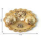 Ornate Ganesh embossed kumkum chopra suitable for daily worship and festive ceremonies