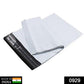 Stack of FERVENT Tamper Proof Courier Bags, 14x16 inches, for secure shipping.