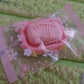 Vibrant soap-shaped eraser designed for school and office use