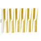 Plastic tail comb set for hair styling and grooming