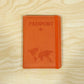 Travel passport wallet product image in premium PU leather