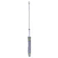 Compact self wringing mop with adjustable stainless steel handle stored neatly