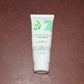 Zequz face wash tube with natural Neem and Tulsi leaves background