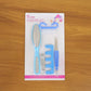 Portable 5 in 1 nail care kit with tools inside