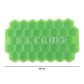 Honeycomb pattern ice cube tray in flexible silicone material