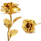 Elegant gift box designed for gold plated artificial rose gift