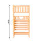 Folded mini chair peach color mobile stand holder compact