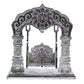 Shreeji Jhoolan silver-coated decorative swing crafted for Krishna idols