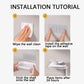 Space-saving kitchen cleaning combo set mounted on wall