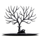 Full view of deer antler jewellery tree stand showcasing accessories