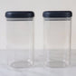 Multipurpose food storage jars with airtight lids for dry fruits and snacks