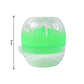 Transparent cover of manual citrus juicer preventing splashes