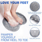 Silicone bath foot scrubber mat used for foot massage