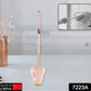 Ergonomic handle of the multipurpose cleaning brush for bathroom and kitchen.