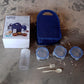 The entire 6-piece insulated lunch box set arranged for a clear view of all components.