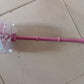 Durable plastic toilet cleaner brush for daily bathroom hygiene.