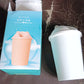 Compact USB humidifier in a cute bear design, featuring an LED light.