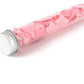 Travel-friendly soft paper soap strips shaped like flowers in tube