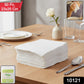 Disposable paper napkins packed for parties and catering events