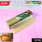 Close-up of Freshee brown organic non-stick food wrapping paper sheet