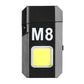 Multifunctional portable mini torch lighter with plasma pulse ignition