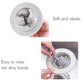 Kitchen sink drain with the silicone basket strainer perfectly installed.