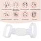 Back view of the adjustable Posture Corrector ensuring a snug fit.