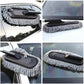 Close-up of soft microfiber bristles and ergonomic handle on the car duster.